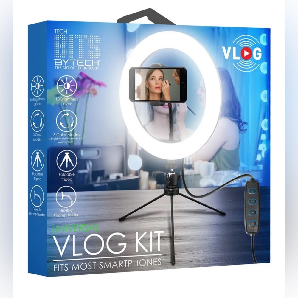 BYTECH Selfie Ring Light with Tripod-SM new box
